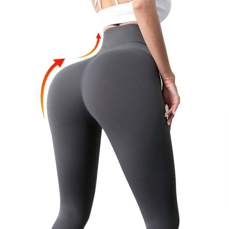EFINNY 2021 pantaloni Fitness da donna leggings attillati pantaloni elasticizzati pantaloni sportivi vita alta Push Up Butt pantaloni da palestra Legging dell'anca