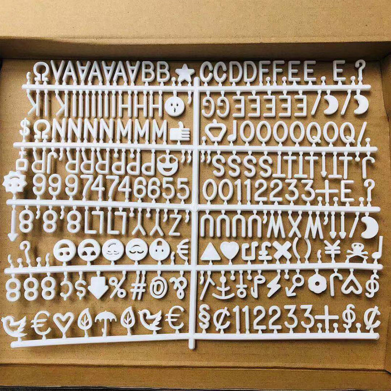 Beautiful Felt Letter Board Wooden Frame Changeable Symbols Numbers Characters Message Boards For Home Office Decor Board