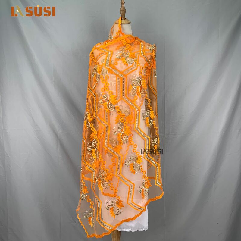 アフリカの女性のためのチュールスカーフ,良質,ストーン付き,柔らかいベール,スカーフ,新しいコレクション2021