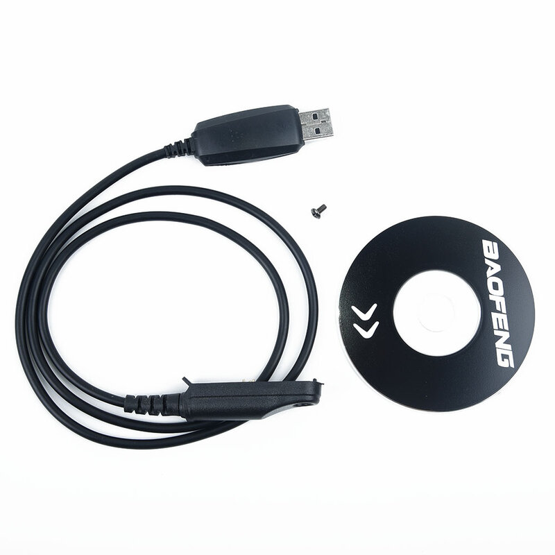 USB-кабель для программирования на полиуретановой основе, CD-кабель для рации Baofeng 9700 Plus A58 S58 N9 и т. Д., радио и ПК с функцией «Walkie Talkie» и поддержк...