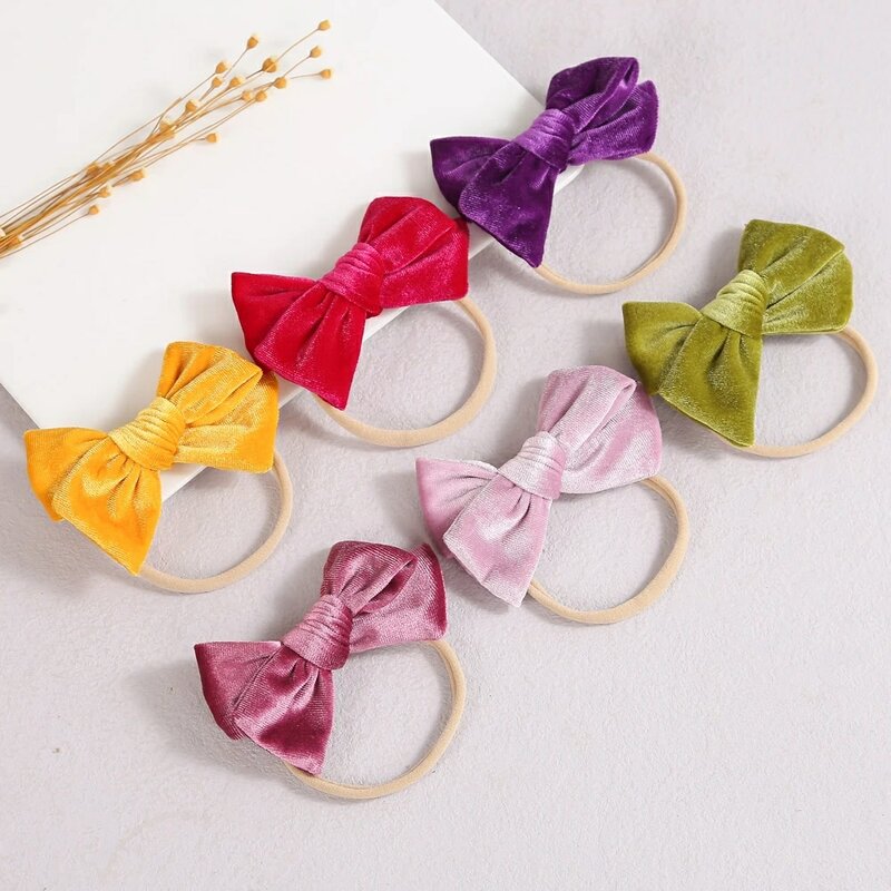 accesorios para el cabello Diademas de nailon para niña recién nacida cintas para el pelo y lazos para niño 