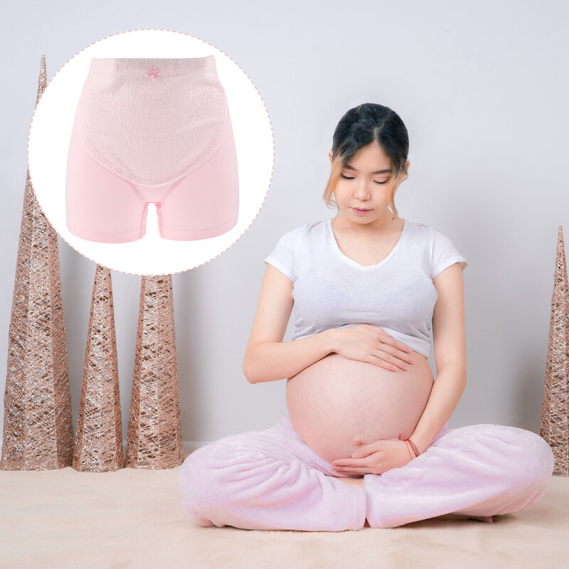 Biancheria intima elastica regolabile delle mutandine di maternità a vita alta 2pcs)