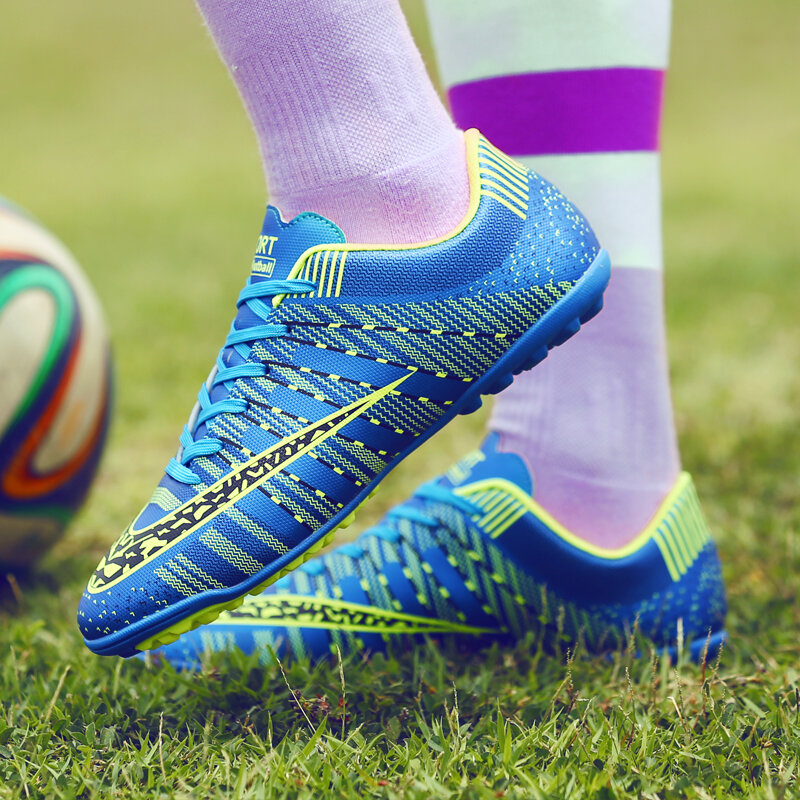 รองเท้าฟุตบอลชายในร่ม Superfly Futsal รองเท้าฟุตบอลรองเท้าผ้าใบ Chaussure De Foot รองเท้า Crampon ฟุตบอลต้นฉบับ