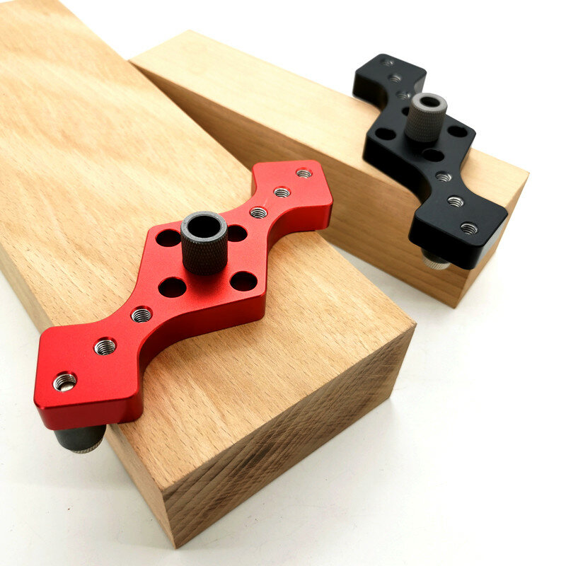 Holzbearbeitung Tasche Loch Jig 6/8/10mm Selbst-Zentrierung Vertikale Doweling Jig Bohrer Guide Für Locator loch Puncher Zimmerei Werkzeug