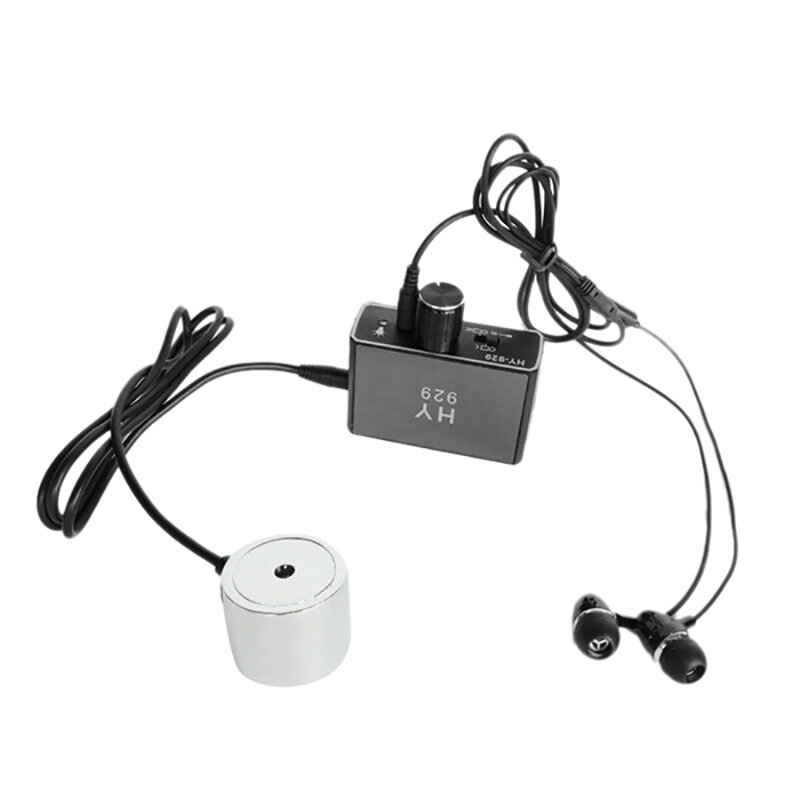 Micrófono de pared de alta resistencia HY929 detectotor de escucha de voz para ingeniero, fuga de agua, fugas de aceite, para reparación