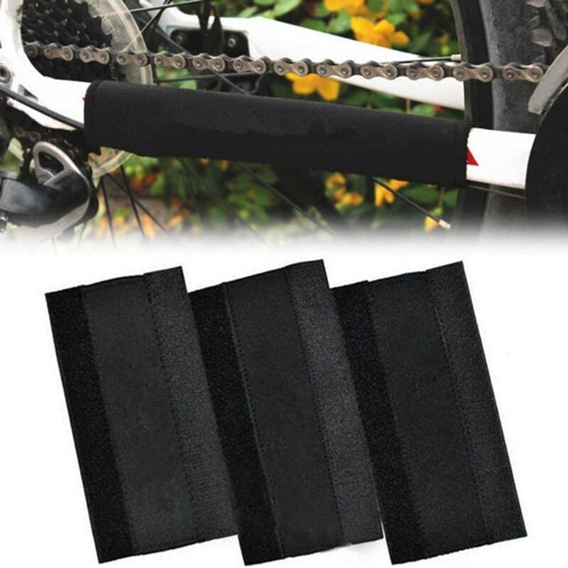 2 pçs ciclismo chain care estadia mtb bicicleta guarda capa almofada de bicicleta protetor postado