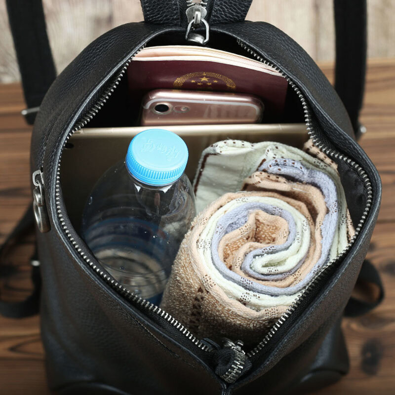 Новый многофункциональный нагрудный рюкзак из мягкой натуральной кожи для мужчин и женщин, повседневный рюкзак, сумки через плечо в стиле у...