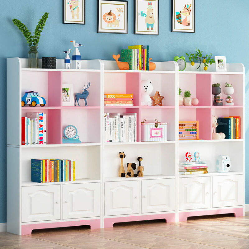 Simple modern floor-to-ceiling large-capacity bookcase storage cabinet student home combination cabinet  детская книжная полка