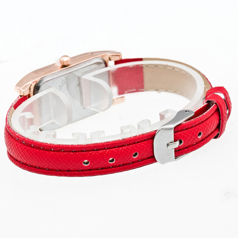 Women's Temperament Quartz Wristwatches Pointer Leather Deployment Bucket Wrist Rectangle Watch Dropshipping Часы Женские
