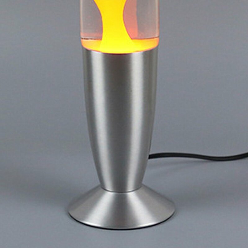 Mignon socle métallique lampe à lave cire volcan Style veilleuse méduse veilleuse éblouissement incandescente lave éclairage lampes