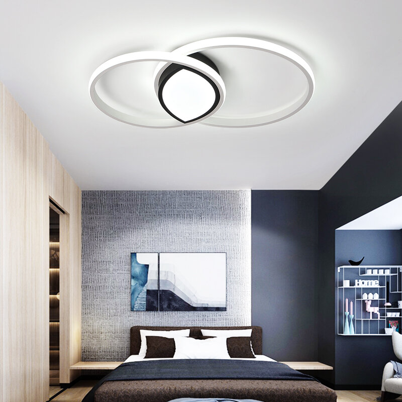 Lámpara led de techo para sala de estar, conjunto de comedor moderno y sencillo, nórdica e inteligente, para dormitorio