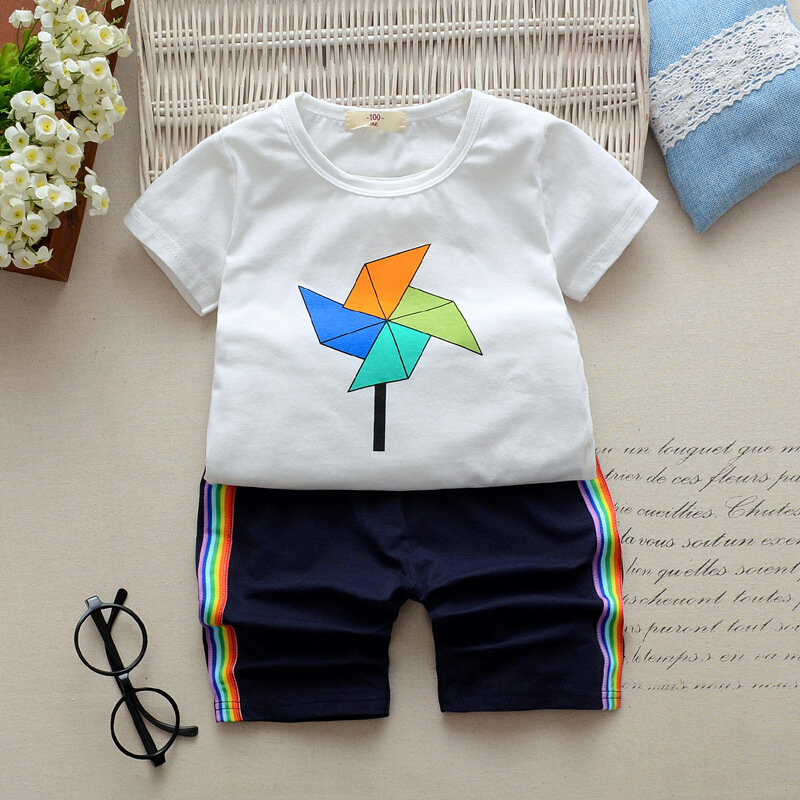Conjunto de ropa para bebés y niñas, ropa de algodón con dibujos animados, traje de cuerpo de calidad, 2020
