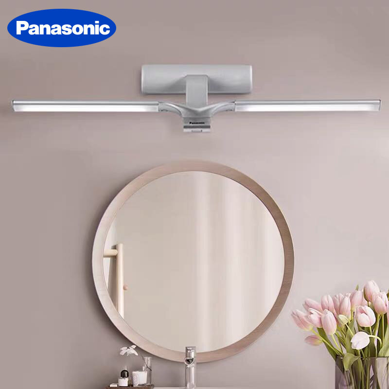 Panasonic-luz led frontal para banheiro, luminária de parede para maquiagem