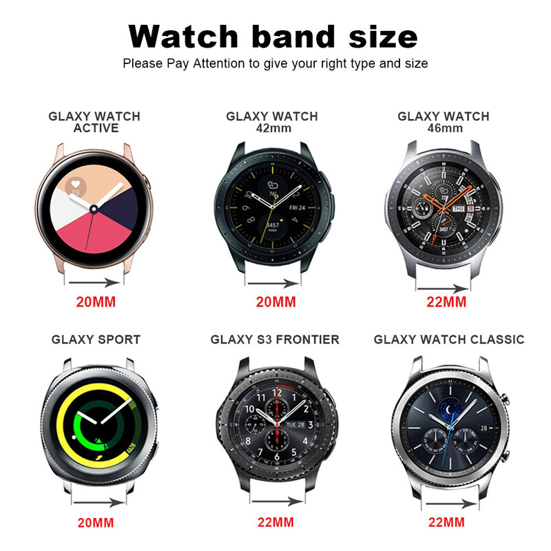 STJ 18 мм 20 м 22 мм 24 мм ремешок для часов из натуральной кожи для Samsung Galaxy gear s3 ремешок для часов для Galaxy Watch Active 42 мм 46 мм