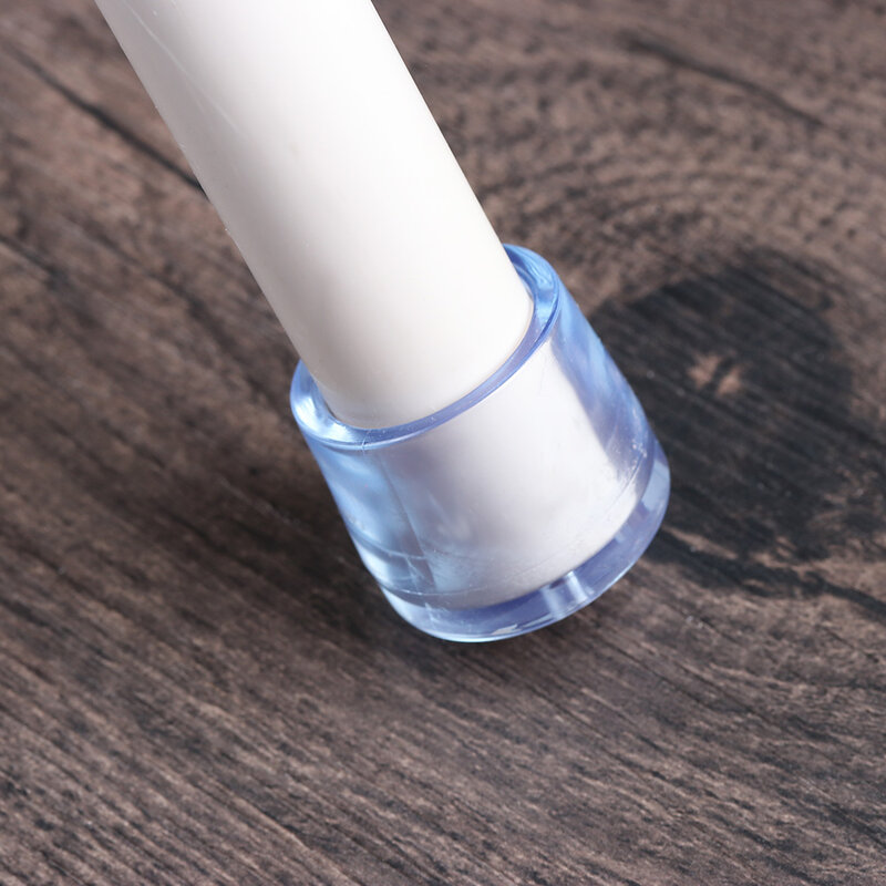 Tampa transparente de silicone para proteção dos pés da mesa,, 4 unidades, perna, pés, almofadas, meias, piso, fundo redondo, antiderrapante