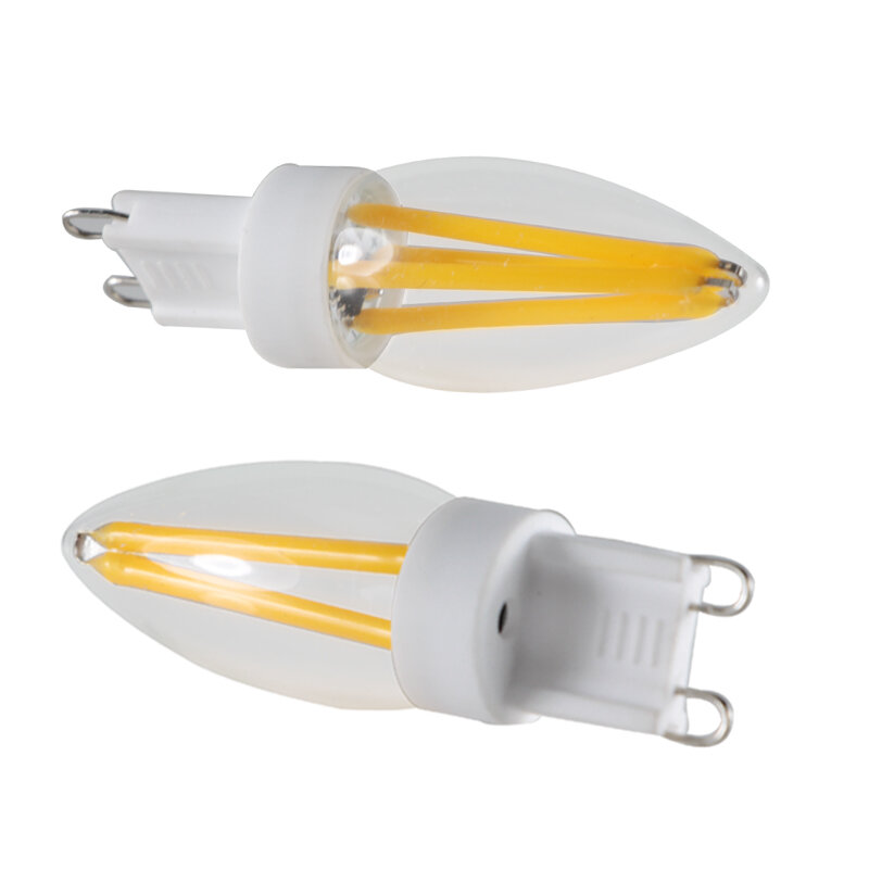Bombilla Led filamento luce G9 Dimmer 3W 110v 220v ceramica + vetro faretto a candela sostituire lampadine alogene per la casa senza lampada sfarfallio