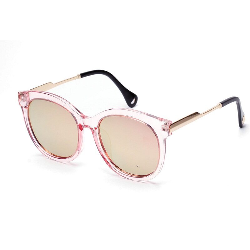 Lonsy marca unisex retro redondo polarizado óculos de sol lente espelho do vintage óculos de condução feminino masculino uv400