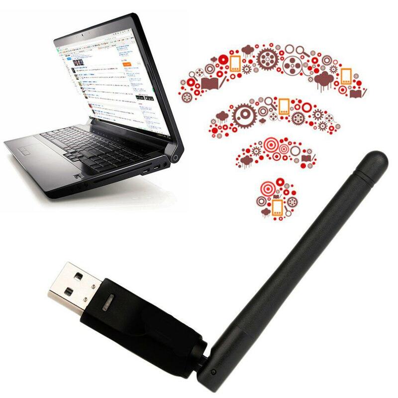 Mini adaptador WiFi inalámbrico, 150 Mbps, 20dBm, antena USB, tarjeta de red, 802.11b/n/g