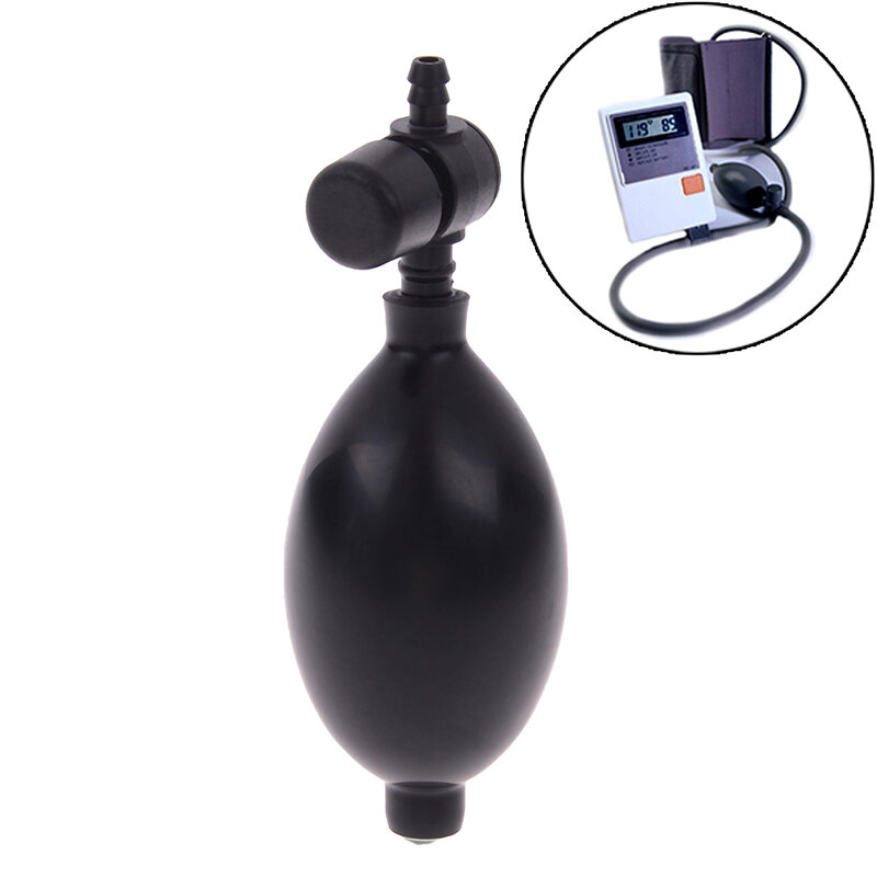 Medical Sphygmomanometer Tonometer Ball Blood Pressure Cervical Tractor Accessory Latex Air Inflation Balloon Bulb Pump Valve