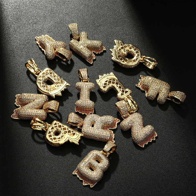 A-Z strass carta charme alfabeto pingentes encantos latão diy jóias para brinco colar pulseira jóias acessórios fazendo