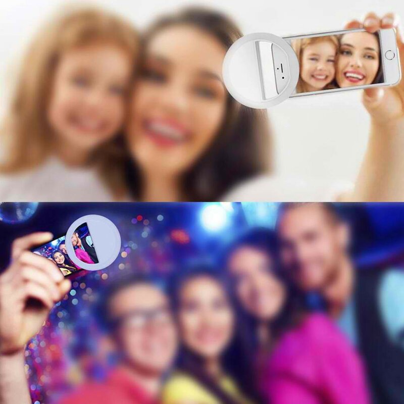 Selfie Led Ring Licht Invullen Rk 12 Draagbare Mobiele Telefoon 36 Leds Selfie Lamp 3 Niveaus Verlichting Luminou Snelle Levering