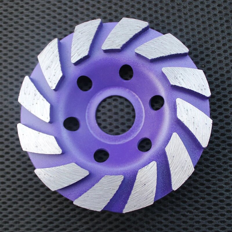 4" 100mm 1pcs Diamond Grinding Wheel Disc Bowl Shape Grinding Cup Concrete Granite Stone Ceramic Cutting Disc Piece Power Tools