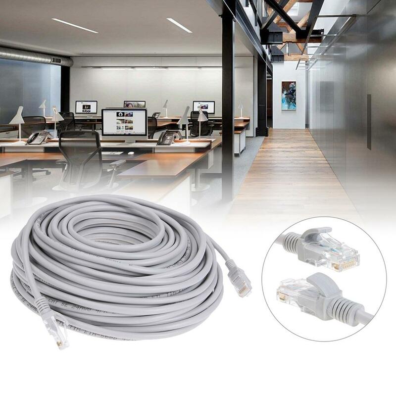 Кабель Ethernet CAT 5e, 1 м, 1,5 м, 2 м, 3 м, 5 м, 10 м, 15 м, 20 м, 25 м, 30 м, высокоскоростной сетевой кабель для ПК, роутера, кабель локальной сети
