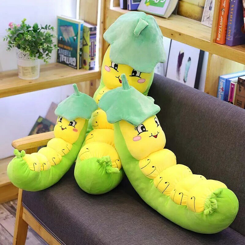 Baby Cute Colorful Toys Stuff Plush Caterpillar Cartoon Animal Pillow Soft Doll Appease Baby Early Learning Educational Toys