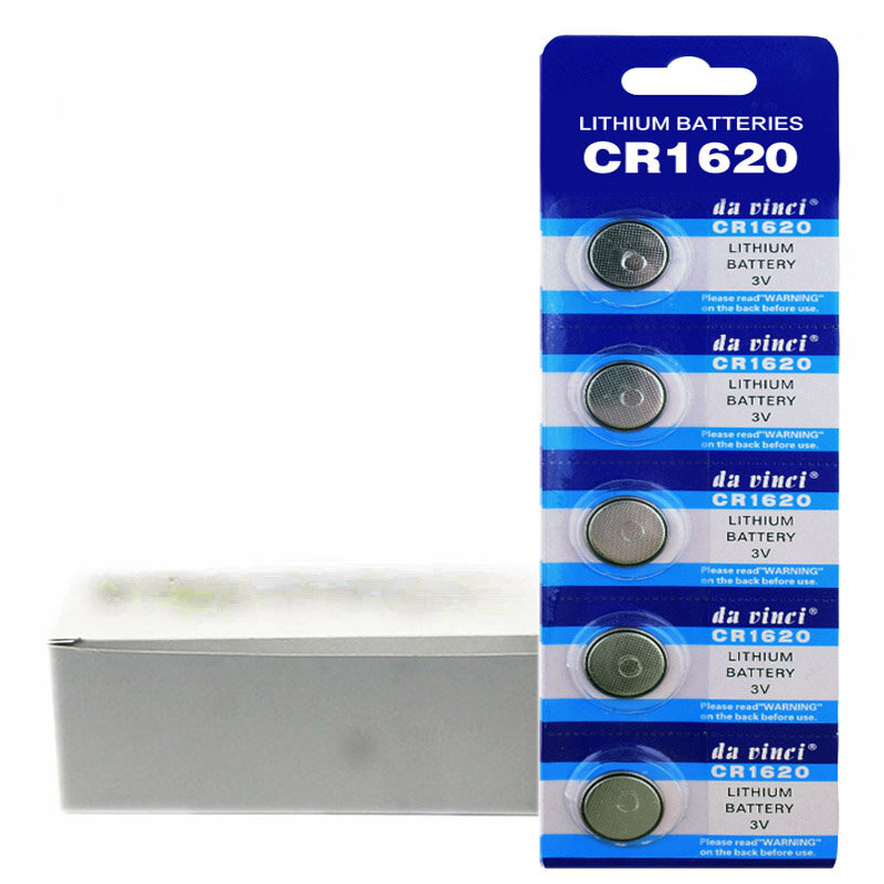 CR1620 5Pcs = 1 카드 리튬 버튼 배터리 3V DL1620 5009LC ECR1620 셀 코인 배터리 70mAh 시계 전자 장난감 리모컨