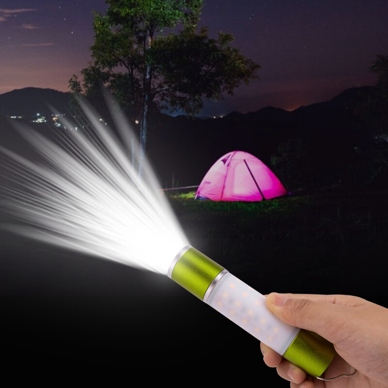 1 шт. светодиодный фонарик из алюминиевого сплава USB многофункциональный телескопический зум-фонарик с зарядкой