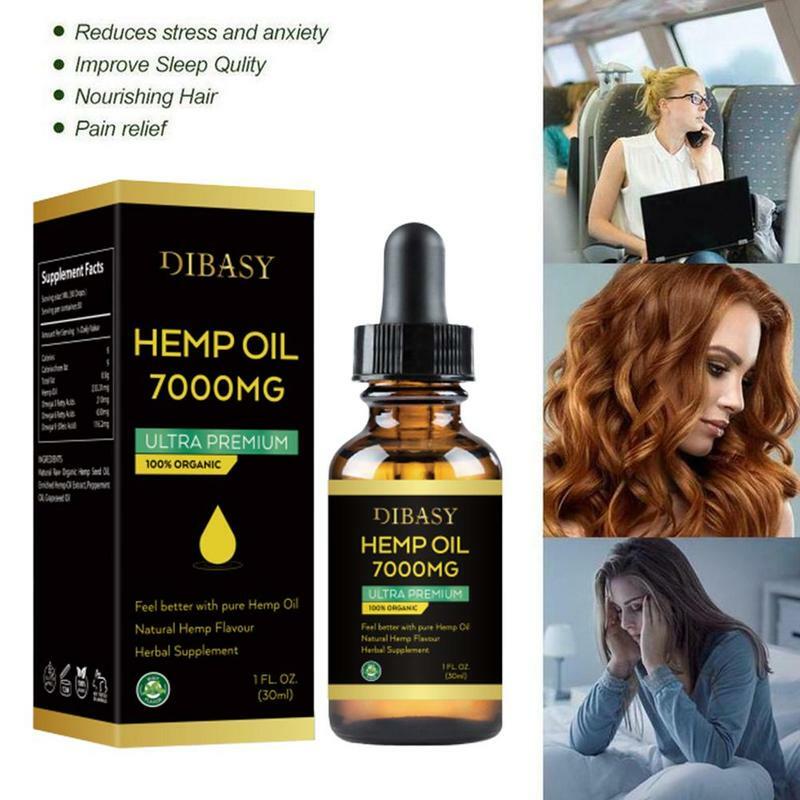 Óleo essencial de cânhamo orgânico, óleo natural de semente de cânhamo hemp orgânico, óleo de massagem biomagnético para alívio de dor, reduz ansiedade do sono