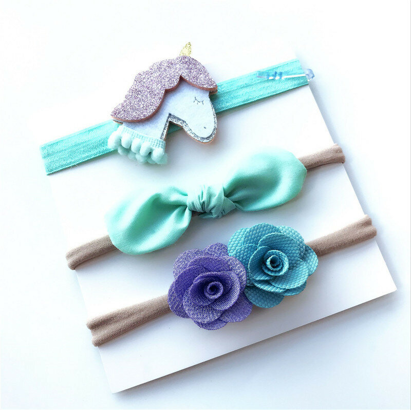 Bandeau à nœud papillon coréen fait à la main pour bébé, accessoire de cheveux en fleurs pour filles, accessoires Photo