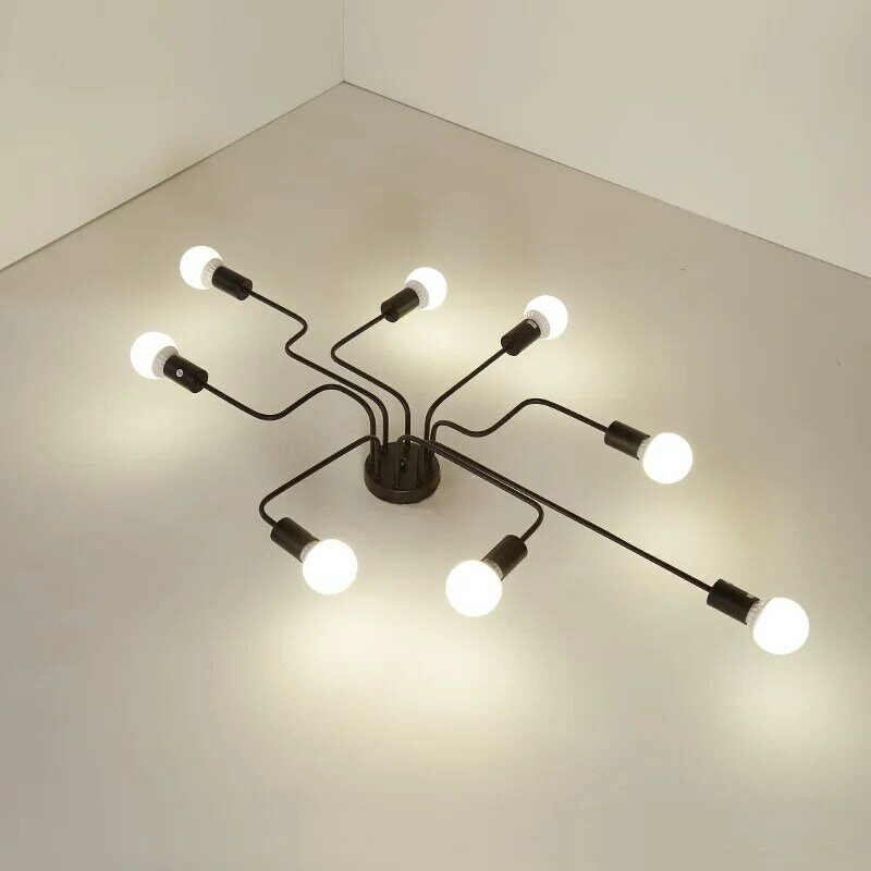 Lampadari a soffitto moderni a LED che illuminano i lampadari della camera da letto del salone apparecchi di illuminazione domestici creativi trasporto libero