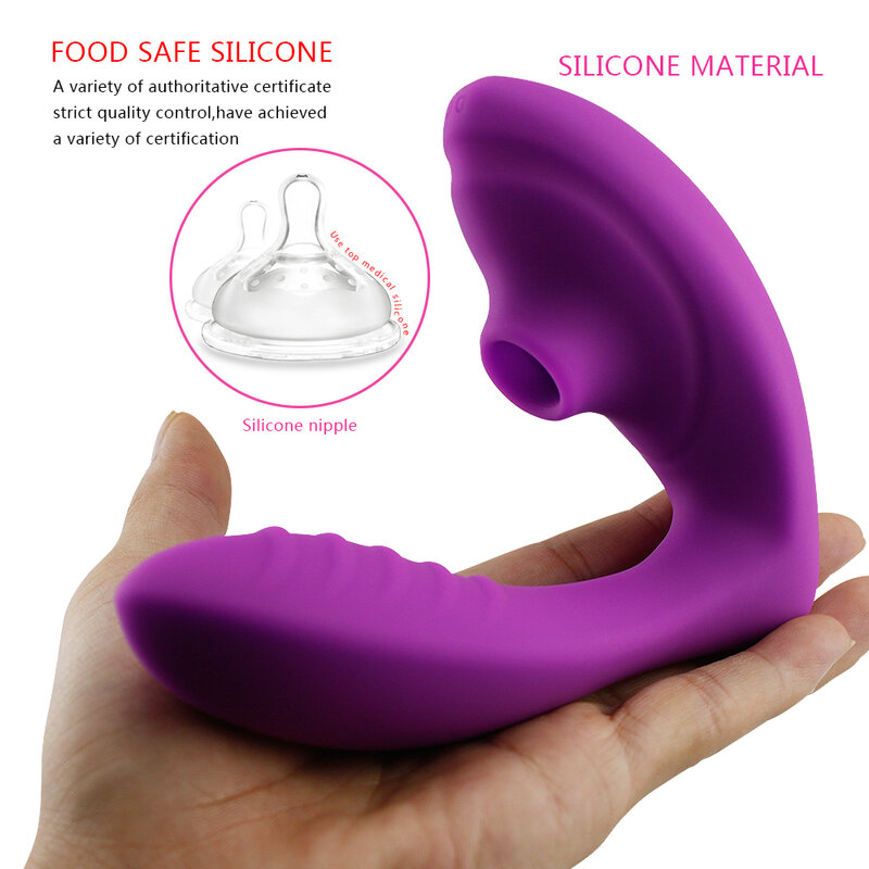 Sexual toy Sucking Dildo Vibrator 10 Speed Vibrating Sucker Oral Sex Suction Nipple Clitoris Stimulator Erotic Sex Toy for Women