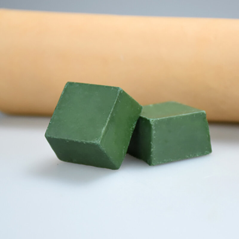 Pâte de polissage, vert, Fine, Abrasive, composé de polissage, meulage de lame métallique, utilisation de l'affûtage de sangles en cuir