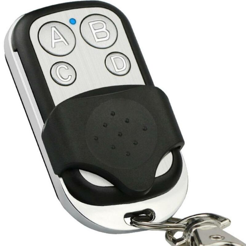 Door Remote 433MHz 4 Channel Remote Control Use All 433 MHz Fixed Code Key Chains Car Home and Garage 1 PCS