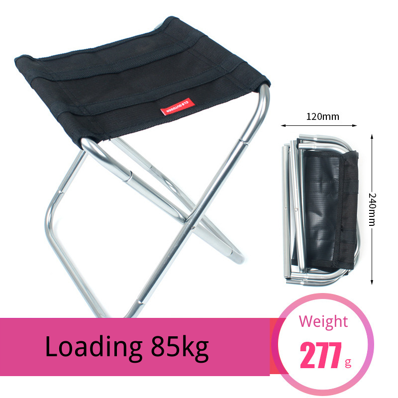 Cadeira dobrável de acampamento caminhadas cadeira de pesca de viagem dobrável cadeira de praia rolamento de carga 85kg banquinho para churrasco cadeiras de acampamento