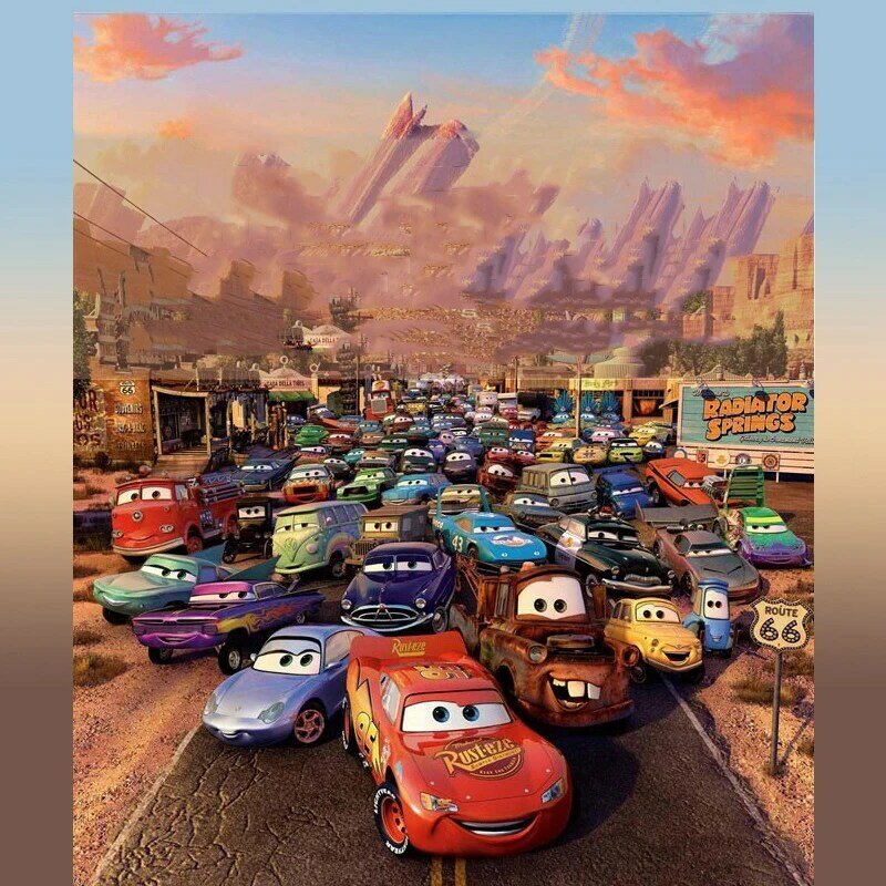 Disney Pixar-Juguetes de los personajes de Cars para niños, coches de juguetes de Cars 2 3, Lightning McQueen, Mater Jackson, Storm Ramirez, 1:55, vehículo fundido a presión, juguete de metal de aleación para chicos