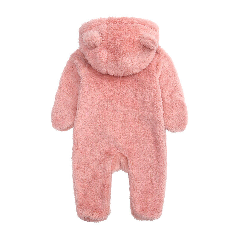 2021 Pasgeboren Baby Rompertjes Winter Kostuum Baby Jongens Kleding Fleece Warm Baby Meisjes Kleding Mode Voeten Algemene Rompertjes Jumpsuit
