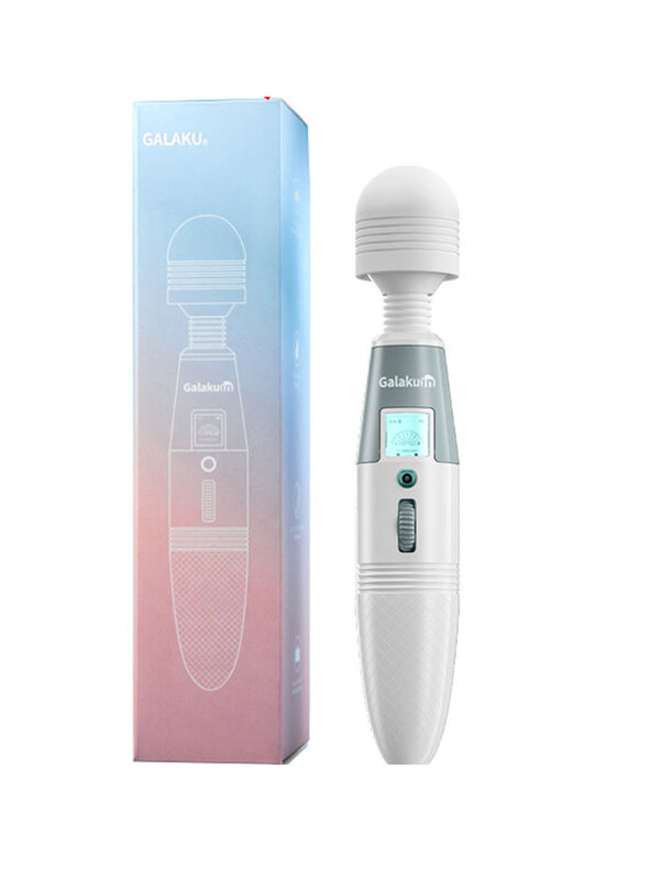 8 prędkości ładowania USB wyświetlacz LED AV Stick Rod dla kobiet wibrator Dildo Sex Shop Vibrador dorosłych Clit zabawki zabawki erotyczne różdżka masażu