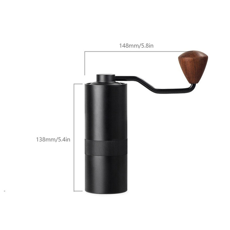 Hand-Cranked Grinder, Hand-Pushed Portable Coffee Grinder, High-Quality Adjustable Coffee Grinder For Kitchen Grinding Tools