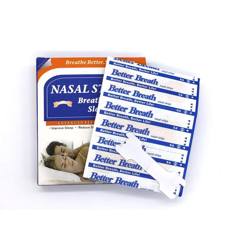 Tiras nasales antirronquidos para hombre, tamaño (66x19mm) para relajarse y dormir, Reduce la ansiedad y el aliento, mejor evitar los ronquidos, 30 unids/lote por caja