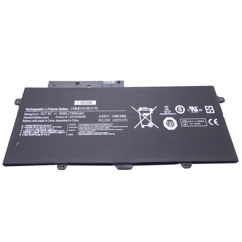 LMDTK New AA-PLVN4AR Laptop Battery For SAMSUNG NP-940X3G NP-910S5J NP-930X3G 940X3G NP910S5J NT910S5J  NT930X3G 7.6V