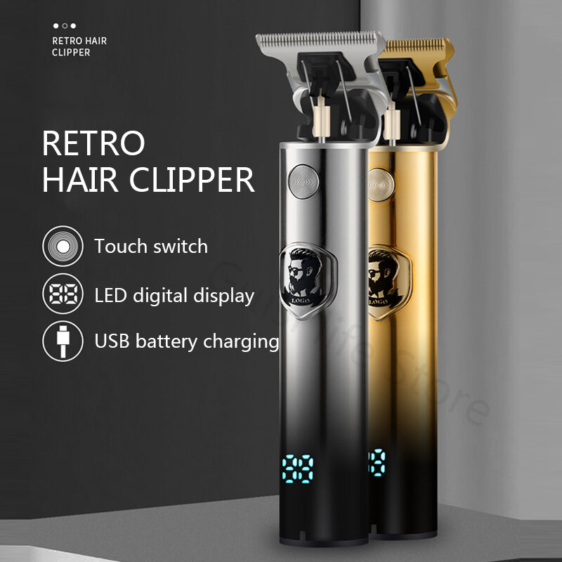 New Electric Hair Trimmer Hair Clipper Professional Shaver Beard Barber 0mm Men Hair Cutting Machine For Men Haircut Clipper