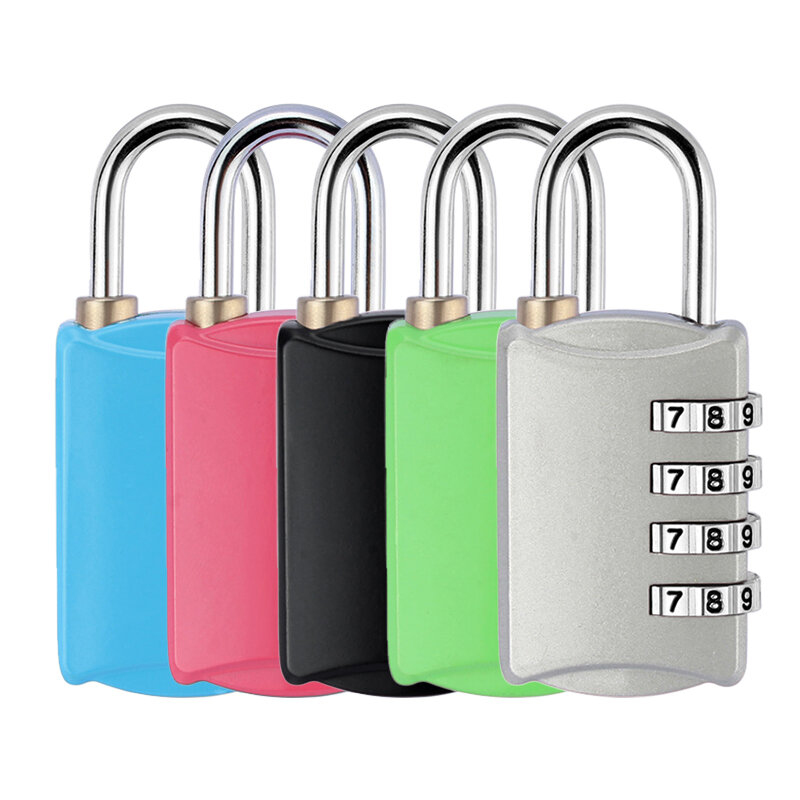 2021 novo travel lock senha cadeado bloqueio de código bloqueio de bagagem 4 dígitos combinação bloqueio oferece 10,00 combinações únicas quente