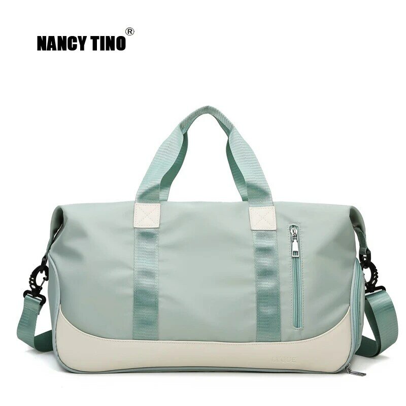 NANCY TINO Women's Gym Bag Fitness Dry And Wet Separation Yoga Bag Waterproof Travel Shoes Handbag Shoes Shoulder Bag