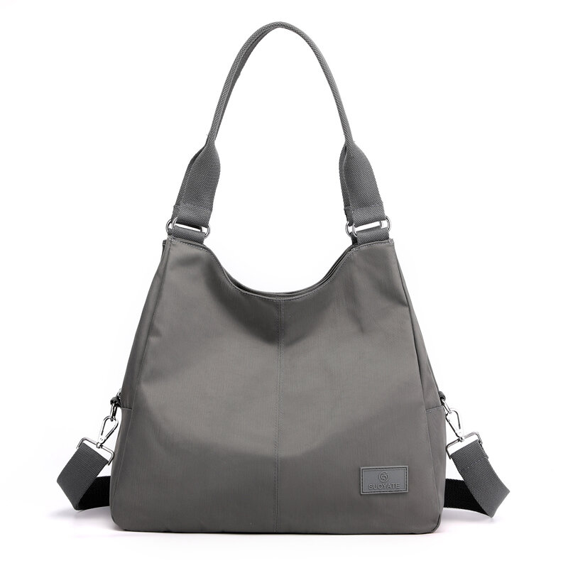 Роскошная дизайнерская сумка с ручками сверху, женская сумка через плечо из нейлона большой вместимости, новинка 2021, модная женская сумка ч...