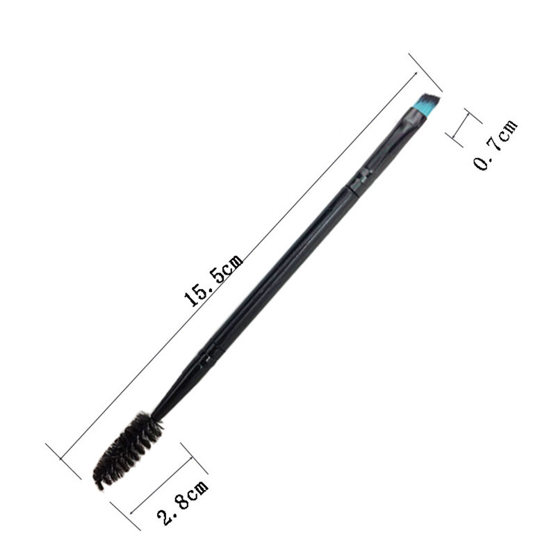 1pc pennello per trucco a doppia estremità spazzole per sopracciglia per ciglia strumenti per il trucco dedicati cosmetici accessori di bellezza