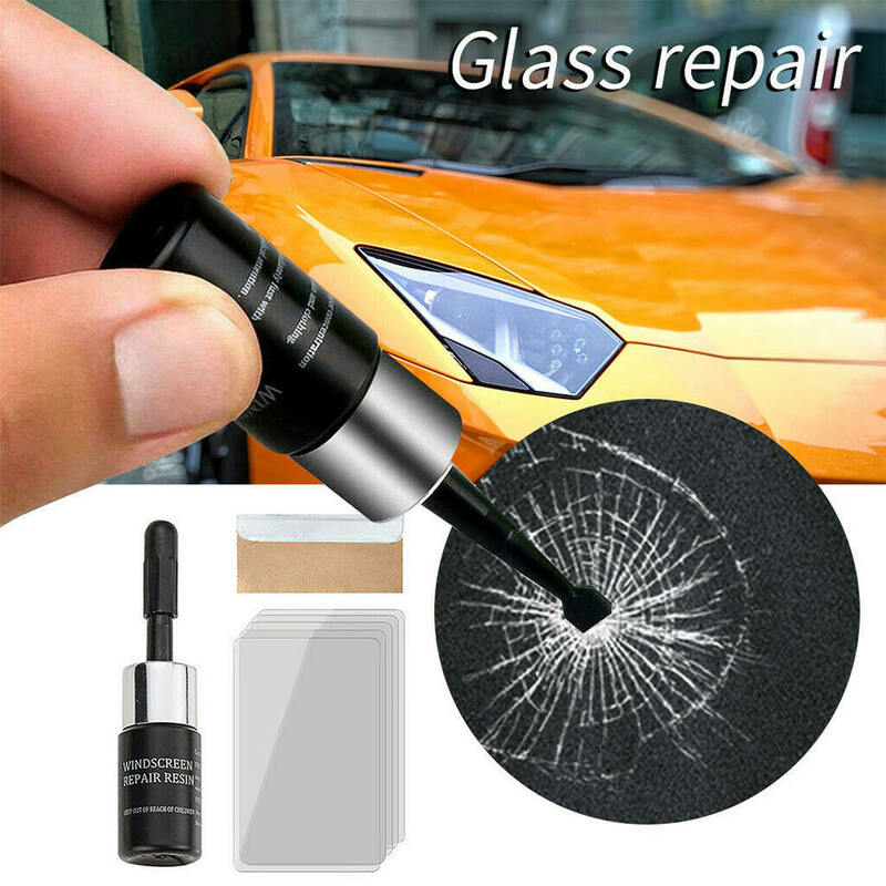 Auto กระจก Nano Repair Fluid ชุด Glass Crack Chip คืนกระจกซ่อมเครื่องมือจัดแต่งทรงผมอุปกรณ์เสริม