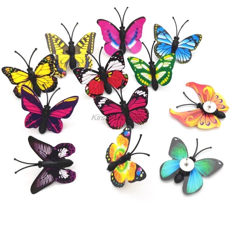 60 peças coloridas tachas de polegar tachas de polegar decorativo colorido bonito plutônio